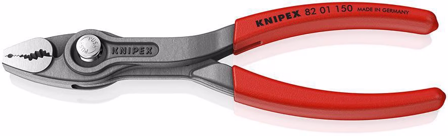 Frontgreifzange TwinGrip L.150mm pol.Ku.-Überzug schwarz atram