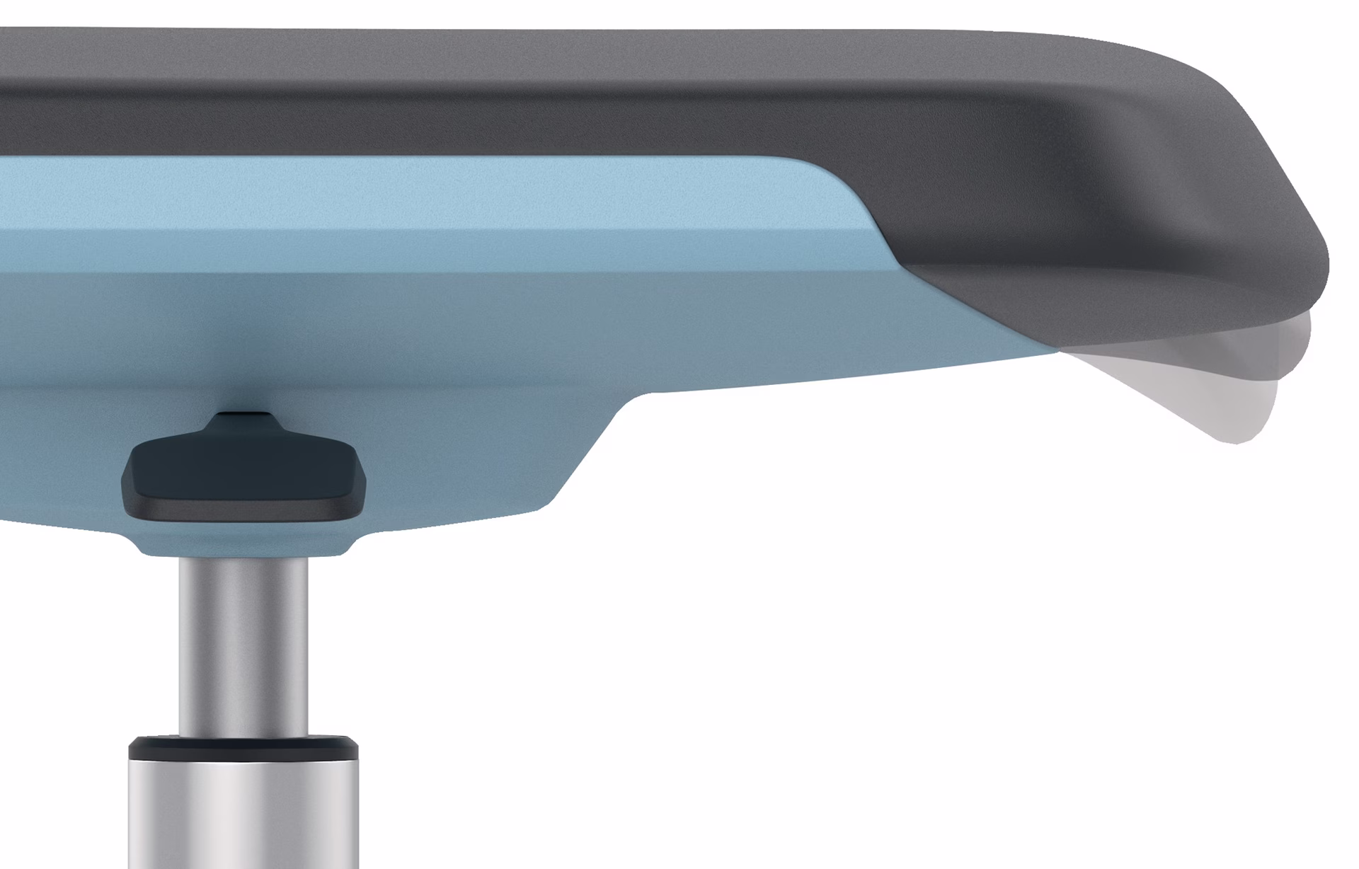 Arbeitsdrehstuhl Labsit Rl.Sitzschale blau Supertec-Gewebe schwarz