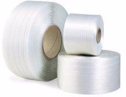 Umreifungsband Breite SCC Polyester weiß Reißfestigkeit
