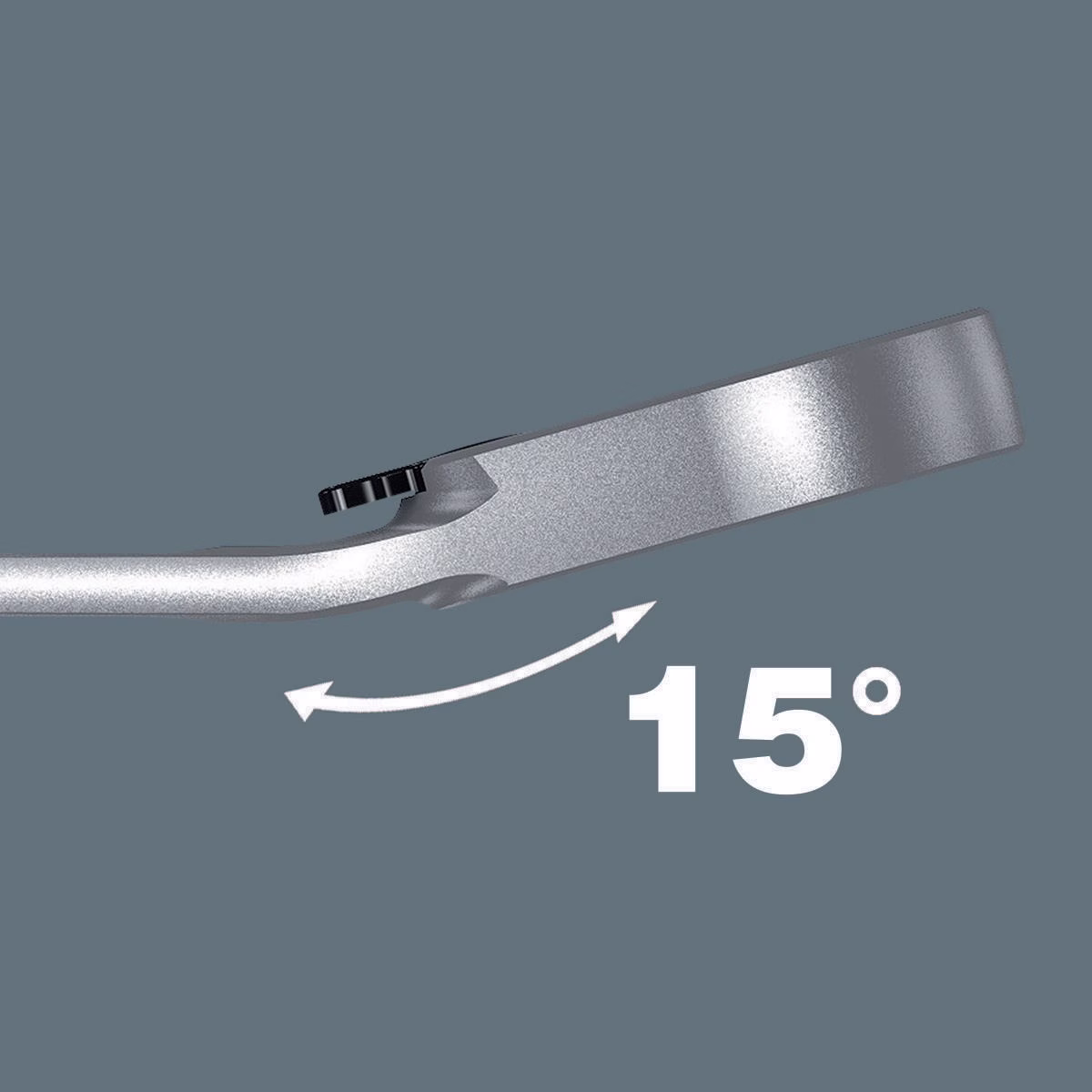 Maulringratschenschlüssel Joker SW 13mm L.179mm umschaltbar,Rings.15Grad