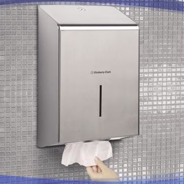 KIMBERLY-CLARK Handtuchspender Professional abschließbar Edelstahl