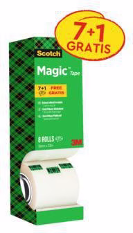 Klebefilm Magic 810 8-1933R8 19mmx33m 8 Rl./Pack.
