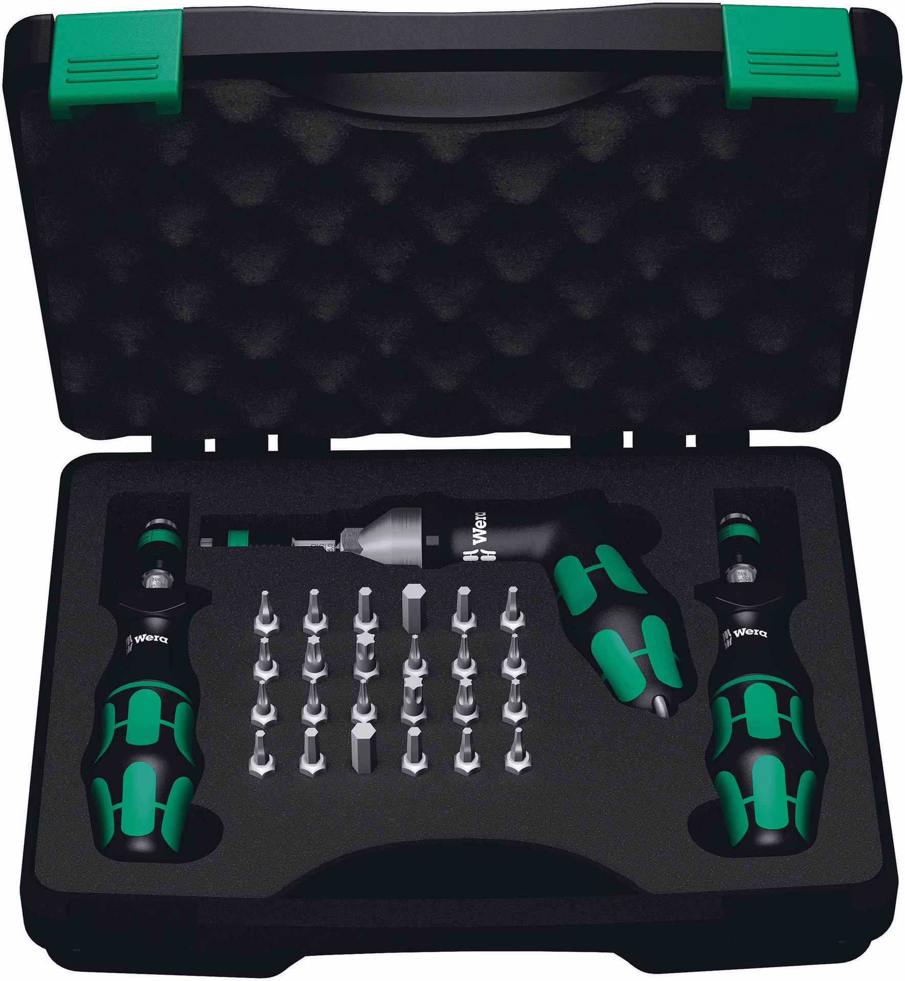 Drehmomentschraubendrehersatz 7440/41/42 27-tlg.0,3-6 Nm einstellb