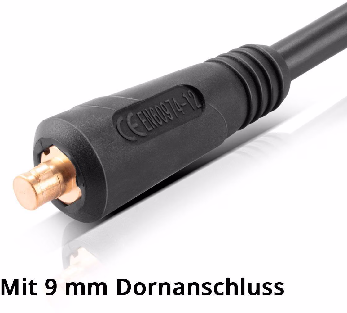 Elektrodenhalter MMA/ARC 200 A 25mm² 9mm Dorn 5m