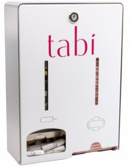 Tampon- und Bindenspender 7168Spender weiß
