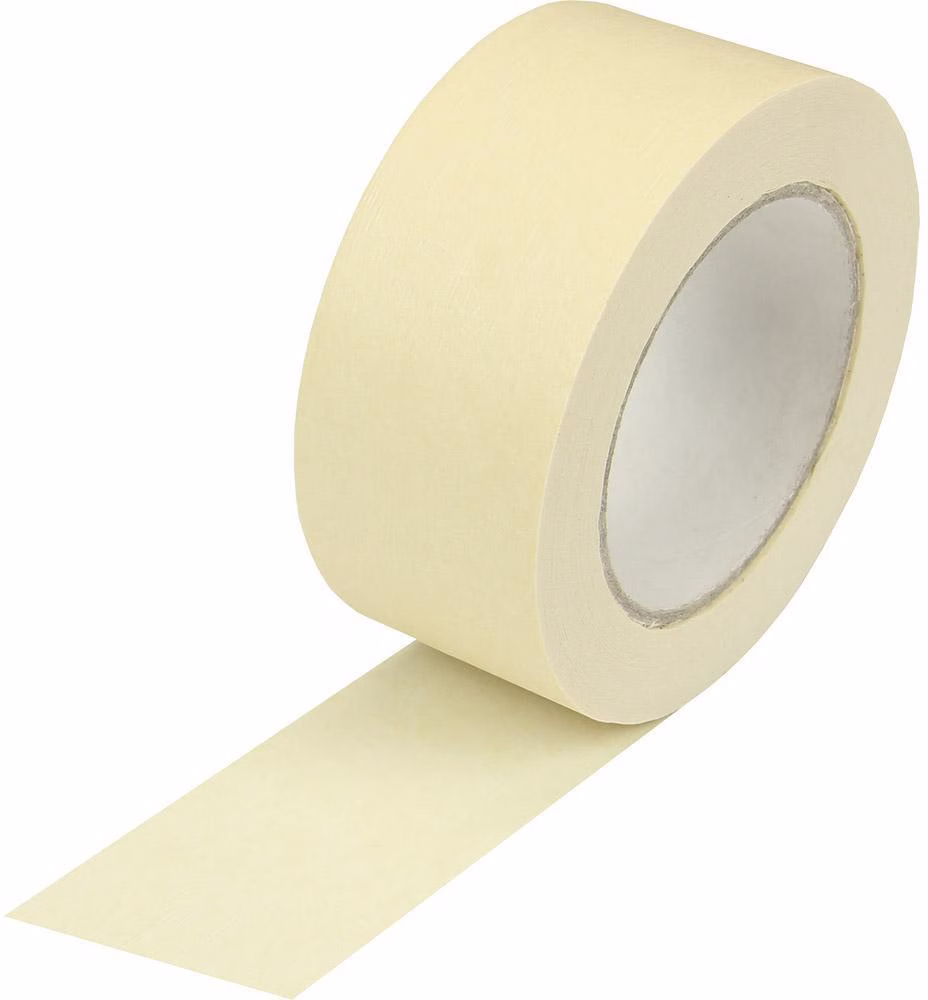 Kreppband Breite 50mm Länge 50m Stärke 125µ chamois flachkrepp