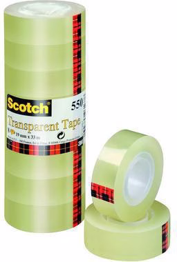 Klebefilm 550 5501933 19mmx33m transparent 8 St./Pack.