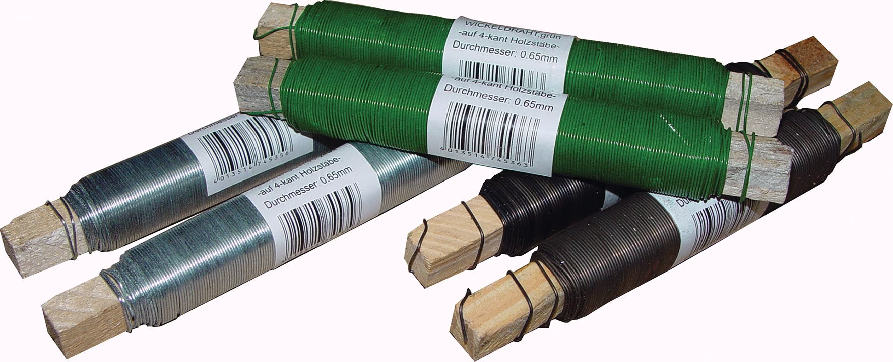 Wickeldraht 100 g Drahtstärke 0,65 mm Karton a 2,5 kg