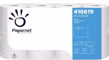 Toilettenpapier Special 416619 2lg. 250Bl. ws 8 Rl./Pack.