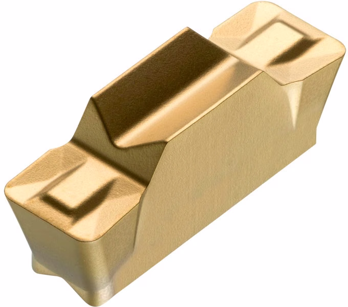 Drehwendeschneidplatte ISO LCMF 051608-M:T8330 Tiefe 3mm PVD beschichtet Gold