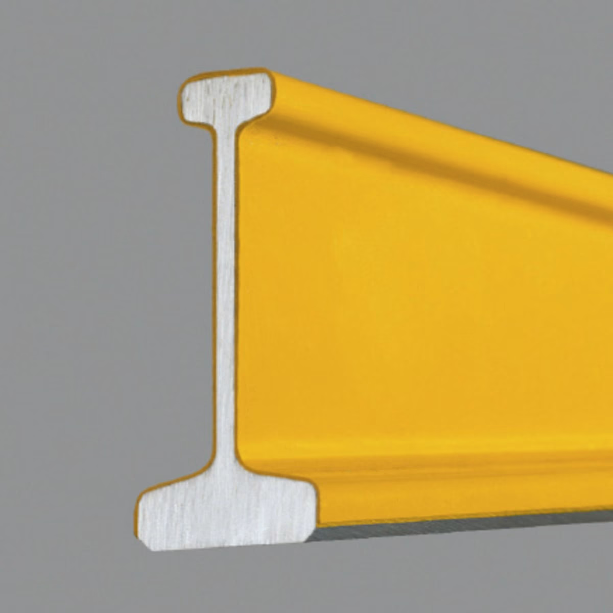 Torpedowasserwaage 81 S 25cm Alu.gelb ± 0,5 mm/m o.Gürteltasche 0,5 mm/m