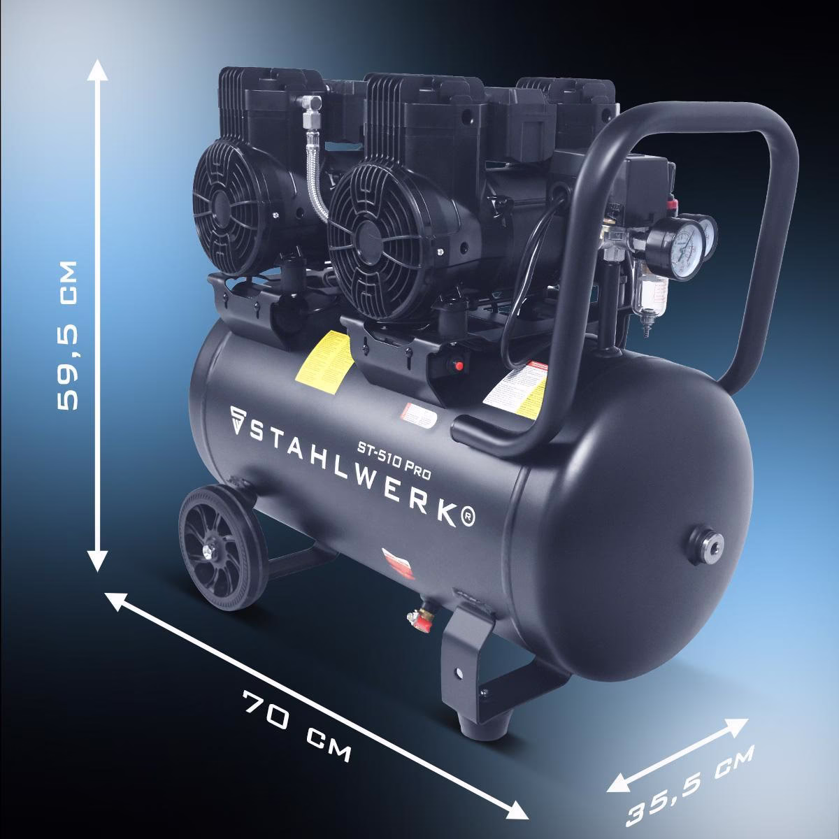 Kompressor ST-510 Pro 500l/min 10bar 50l
