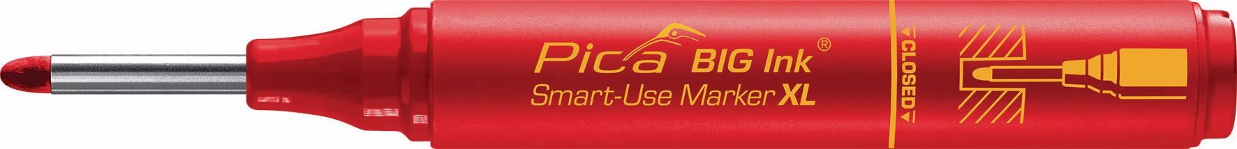 Permanentmarker BIG INK SMART-USE-MARKER XL rot Strich-B.2-4mm Rundspitze