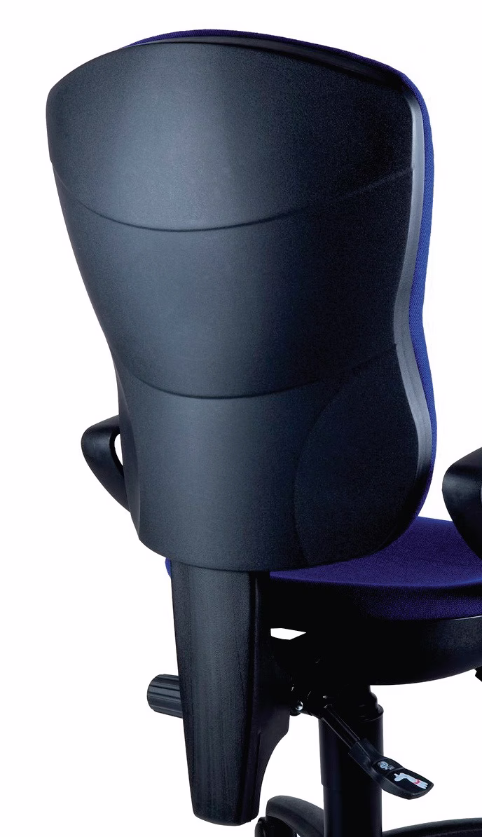 Bürodrehstuhl m.Permanentkontakt schwarz 420-550mm o.Armlehnen Trgf.110kg