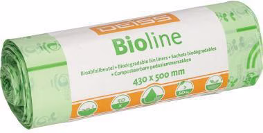 Müllbeutel 06028 kompostierb. 20l 430x500mm 50 St./Pack.