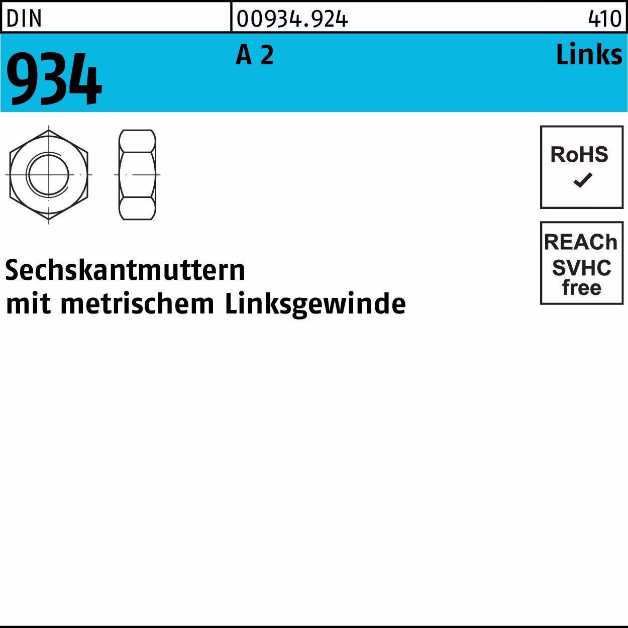Sechskantmutter DIN
