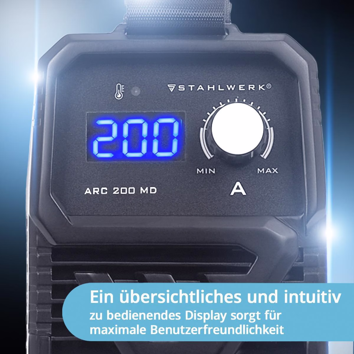 Elektrodenschweißgerät ARC 200 MD m.Zub.20-200 A