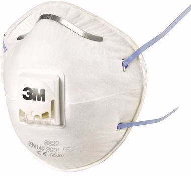 Maske 8822 FFP2 mit Ventil 10 St./Pack.