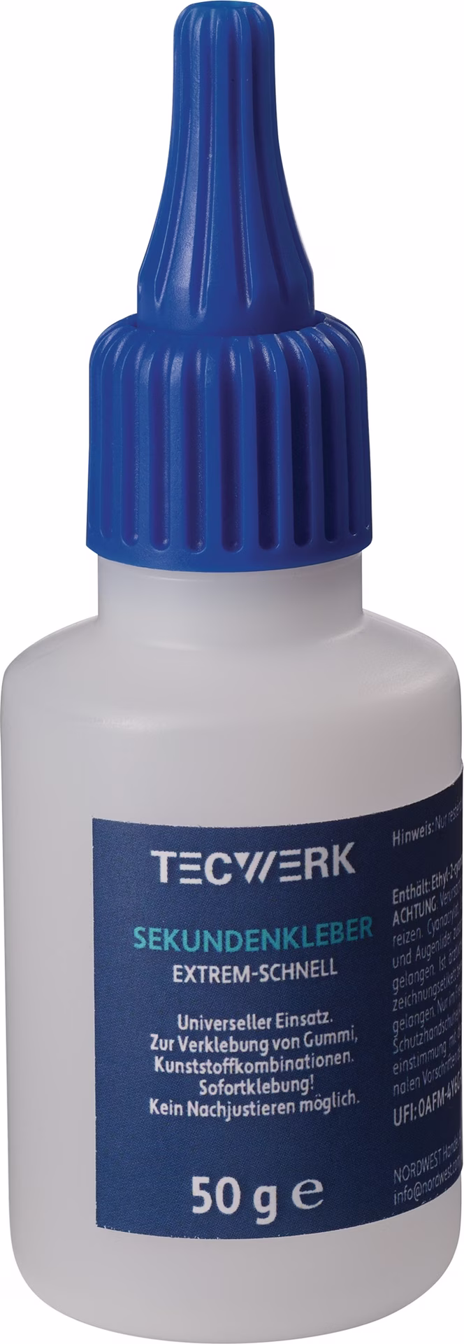 Sekundenkleber extrem schnell 50g farblos Flasche