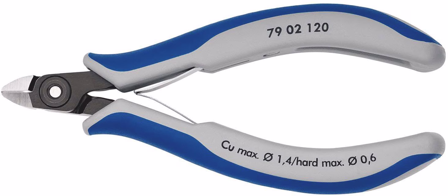 Präzisions-Elektronik-Seitenschn.L.120mm Form 0 Facette ja,sehr kl.pol