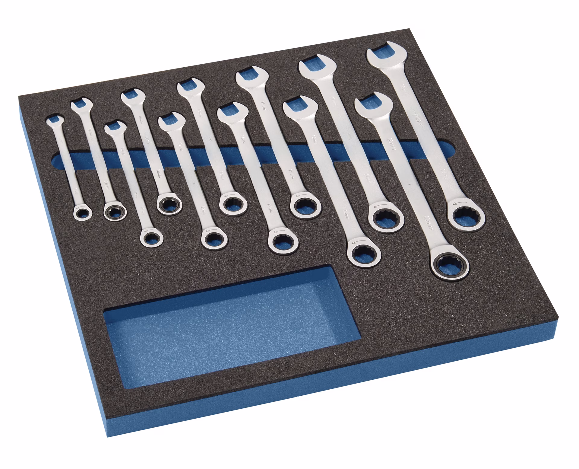 Werkzeugmodul 12-tlg.2/3-Modul Schlüsswelweiten 8-19mm