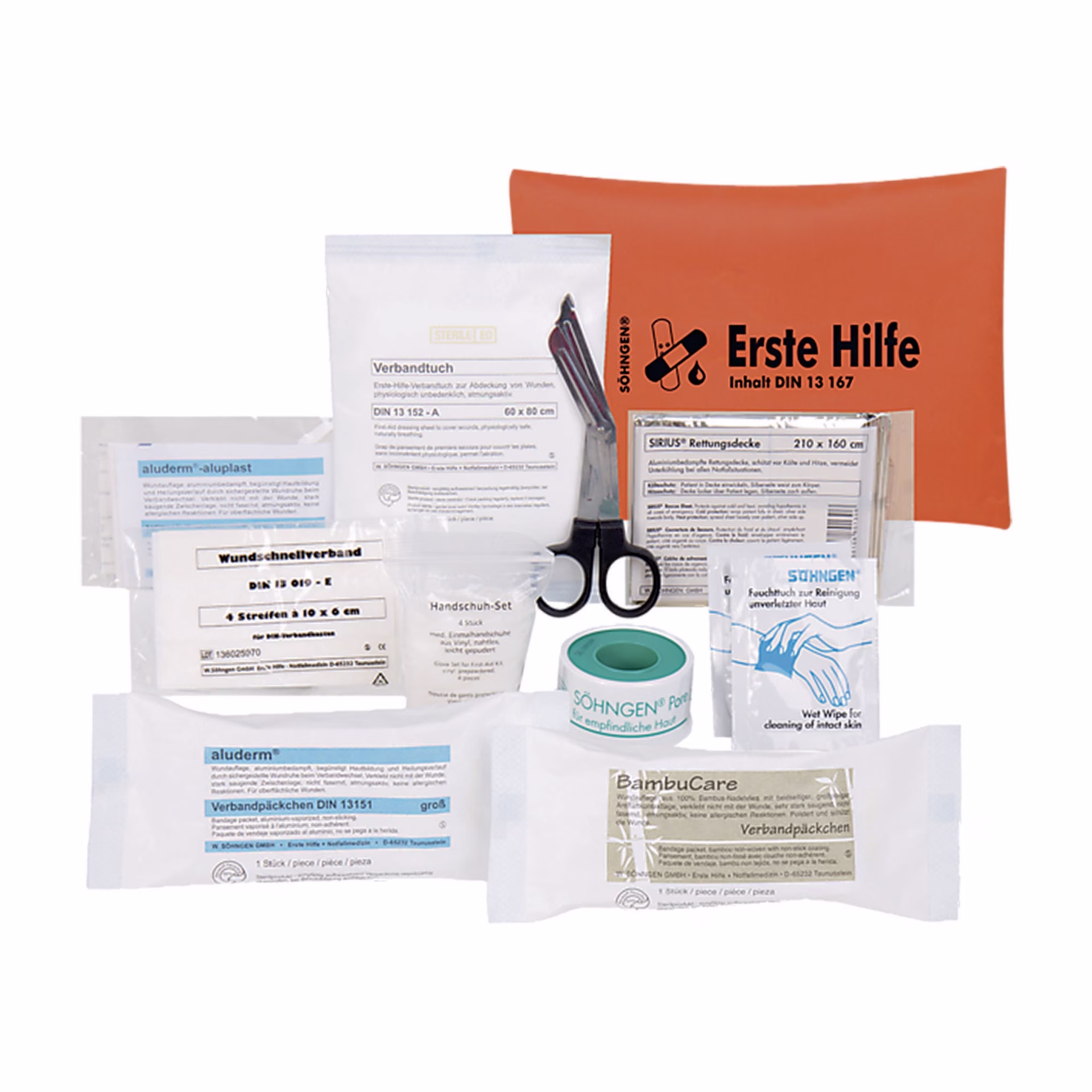 Erste-Hilfe Tasche B270xH170xTca.orange