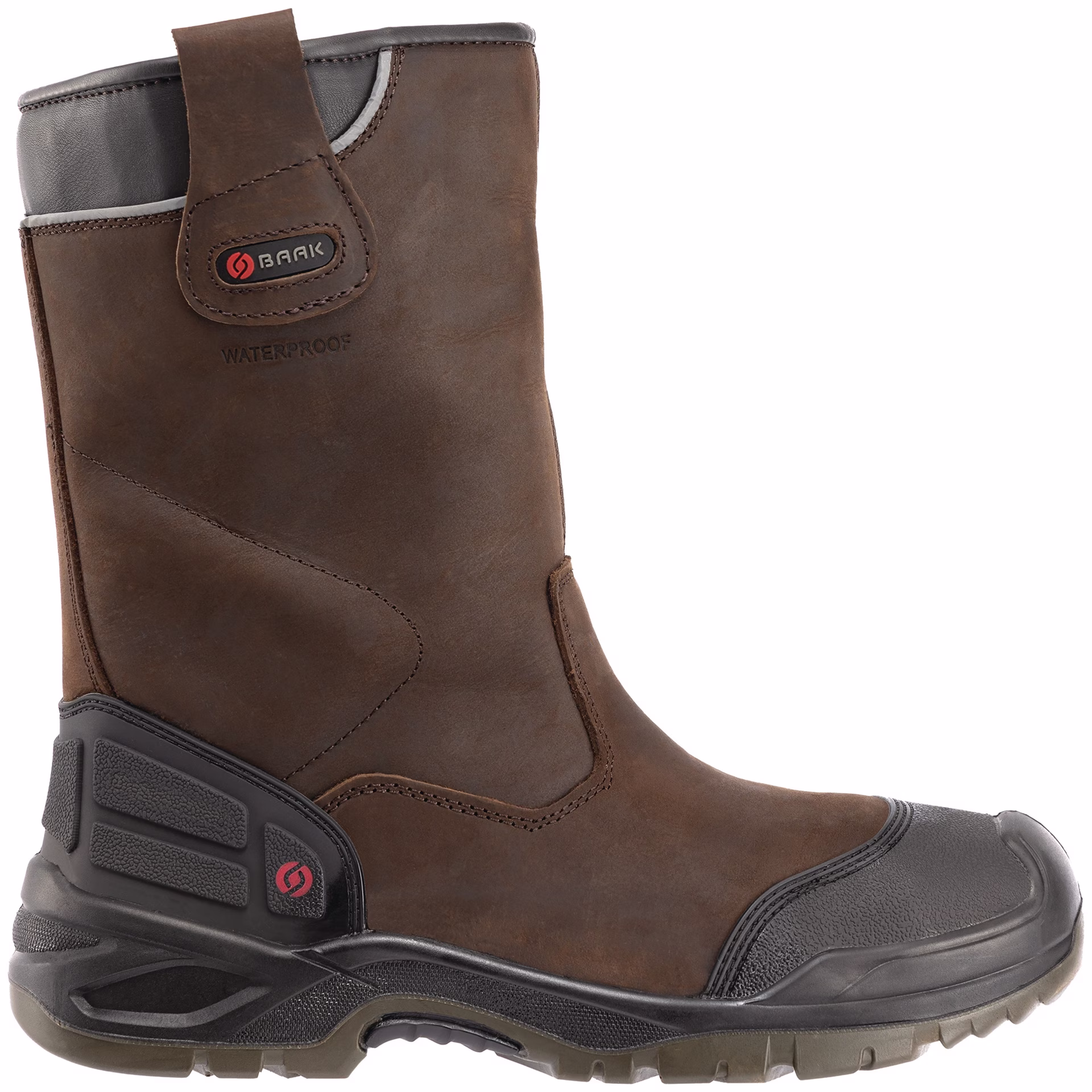 Sicherheitsschlupfstiefel Hercules W.11 braun S3 SRC WR ESD Leder
