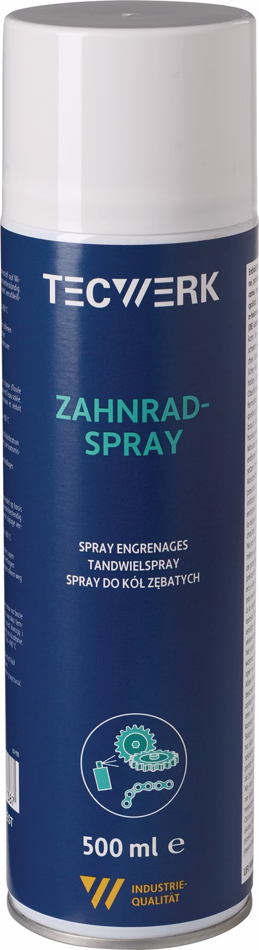 Zahnradspray 500ml schwarz Spraydose