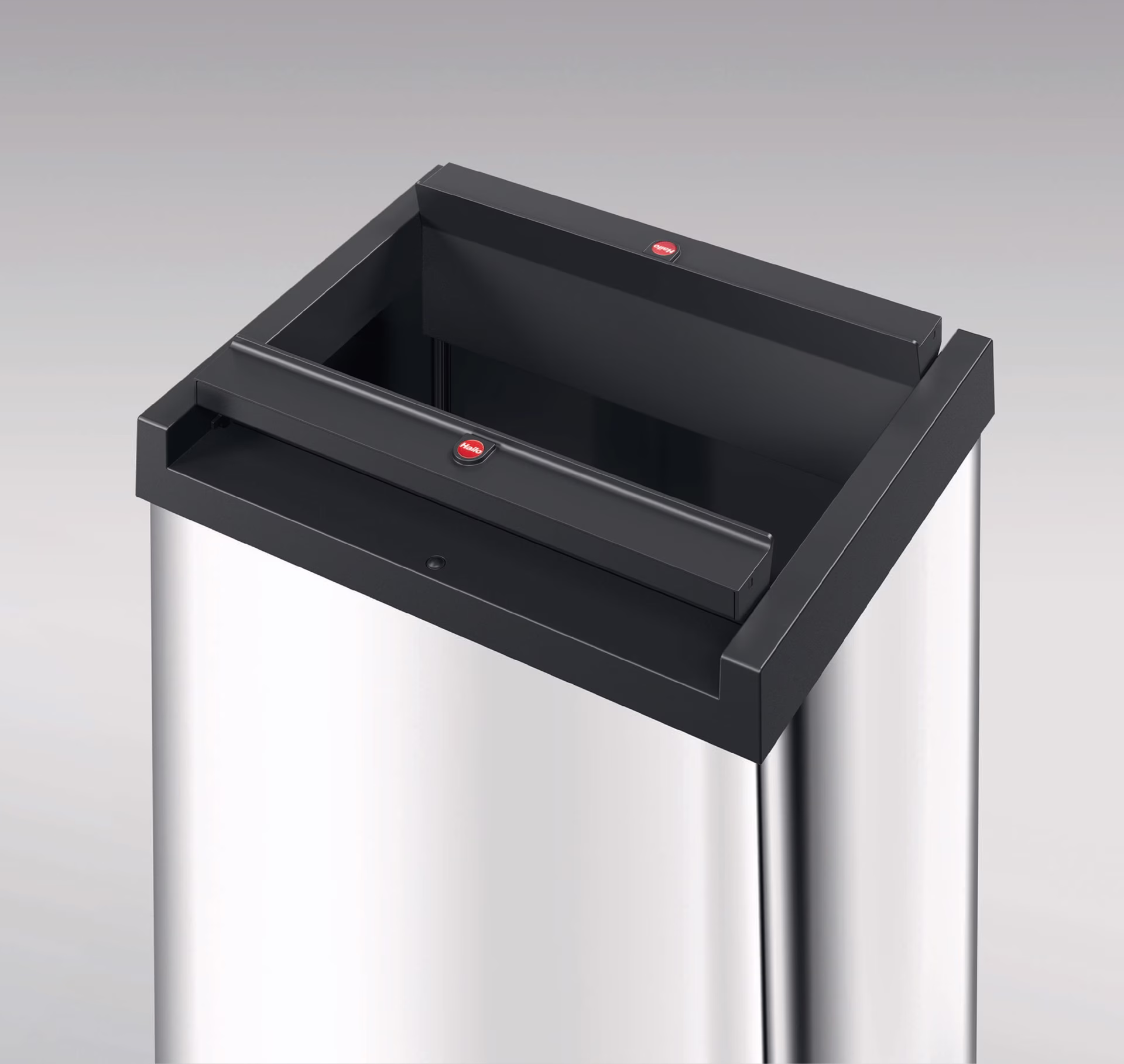 Abfallbehälter H763xB339xT260mm 52l weiss