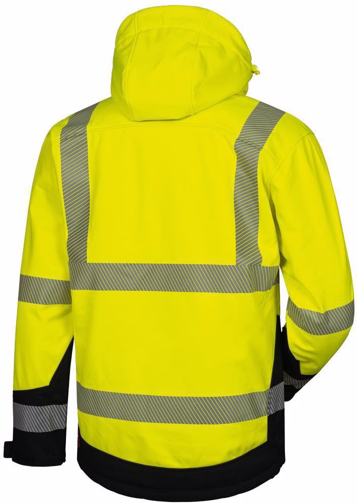 Warnschutz-Softshelljacke Melvin Gr.XXL gelb/schwarz