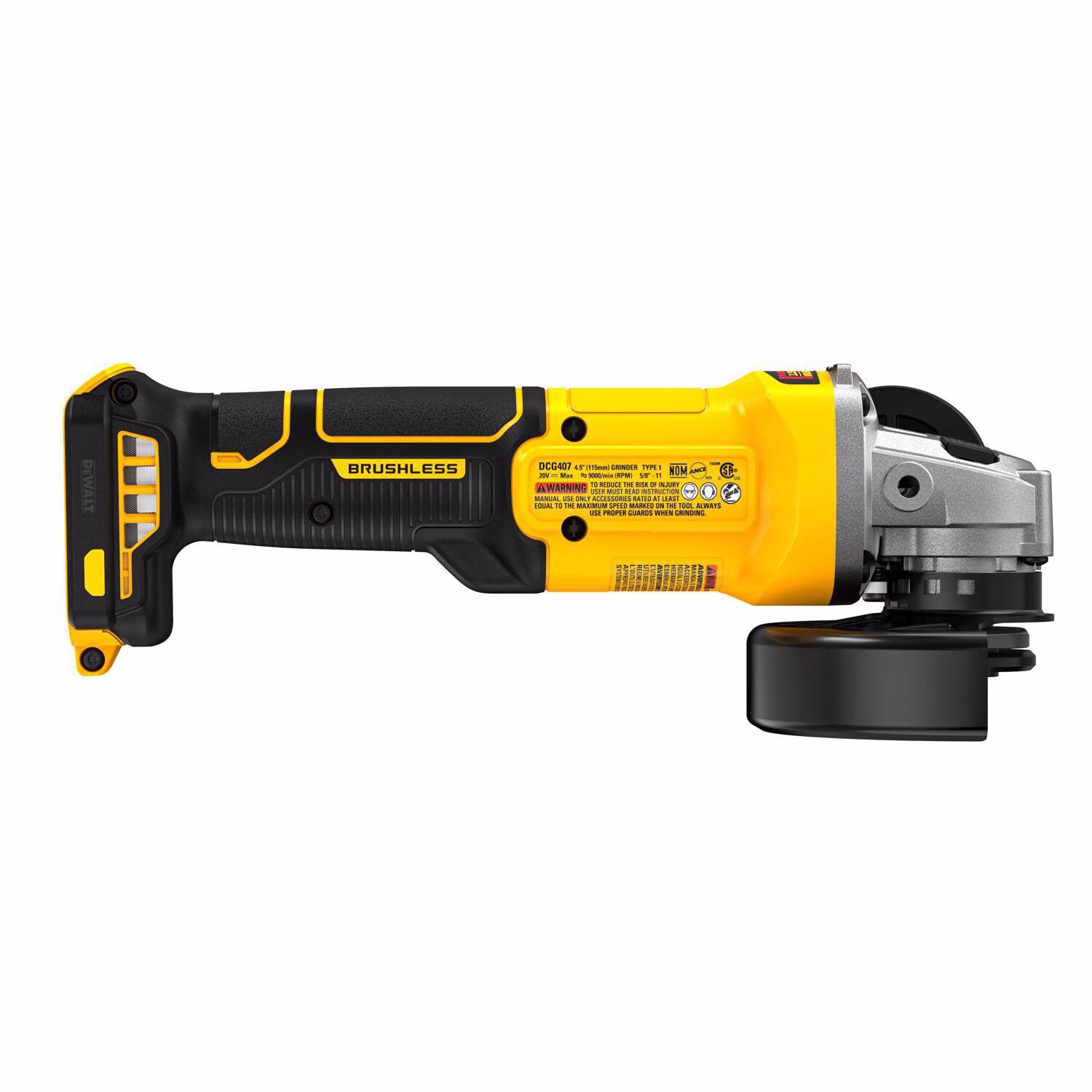 Akku-Winkelschleifer DCG407NT 18V 125mm 9000min-¹