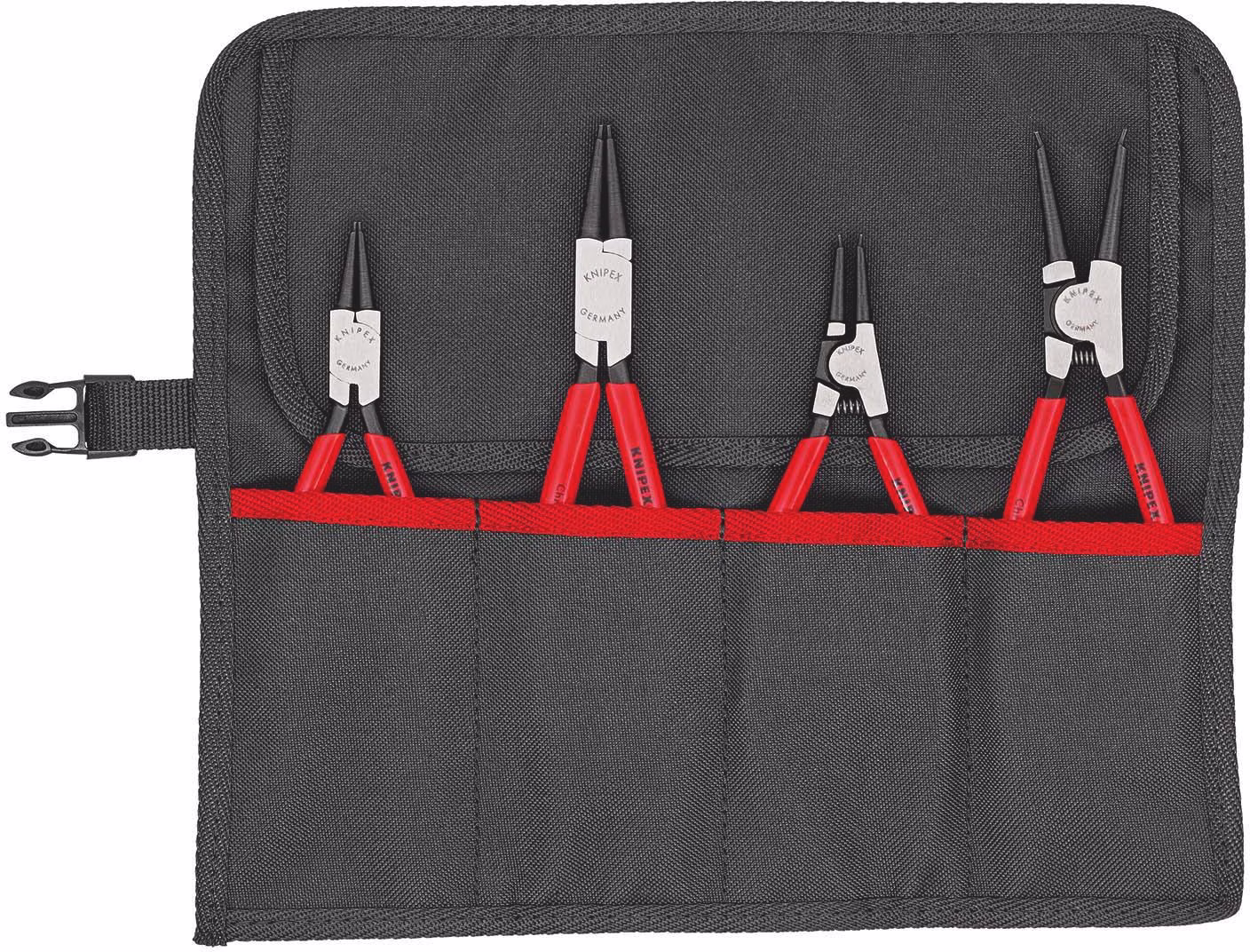 Sicherungsringzangensatz 4-tlg.in Rolltasche