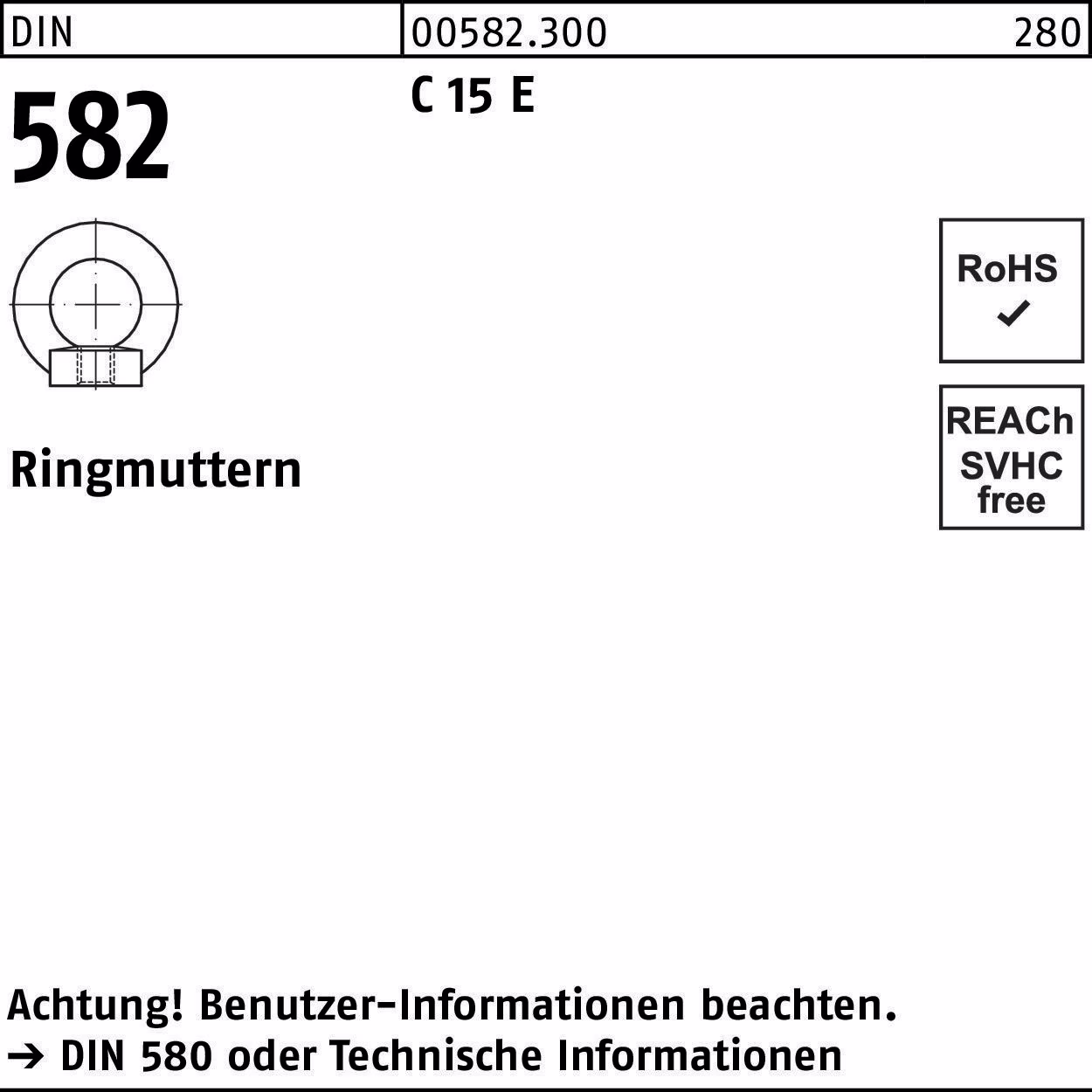 Ringmutter DIN