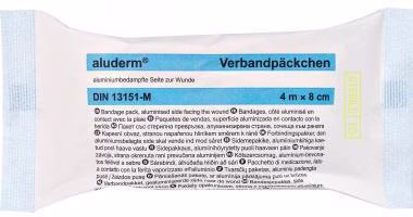 Verbandpäckchen 1003372 mittel 4mx8cm Kompresse 10x12cm