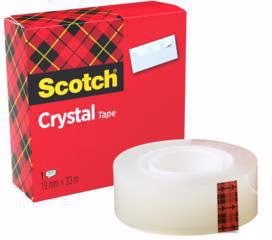 Klebefilm Crystal Clear 600 C6001933 19mmx33m transparent