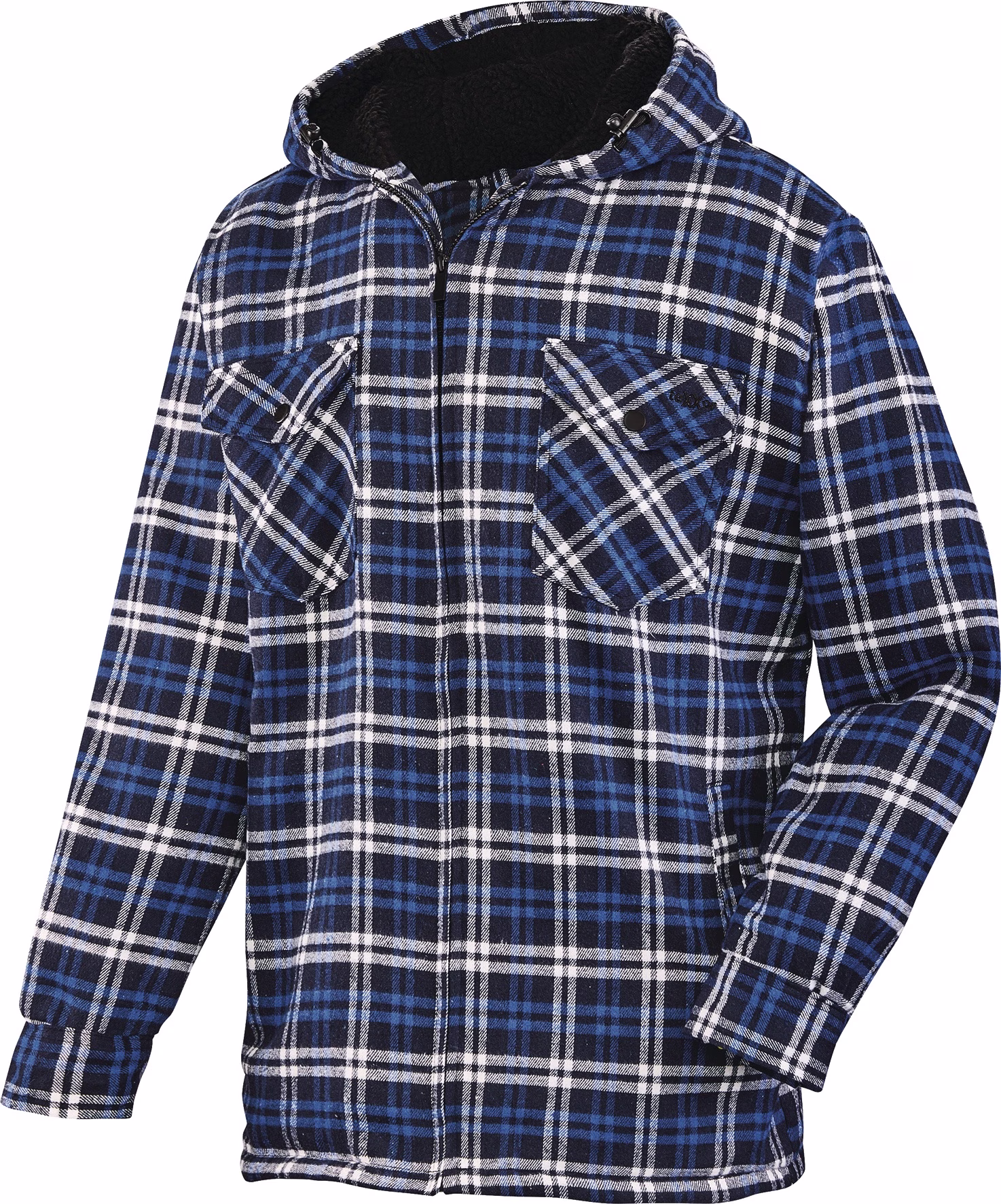 Thermohemd WILLISTON blau/weiß