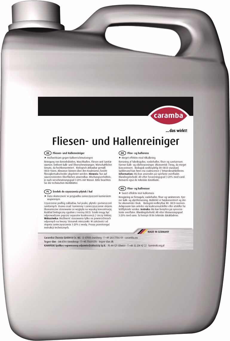 Fliesen- u.Hallenreiniger 5l Konzentrat Kanister