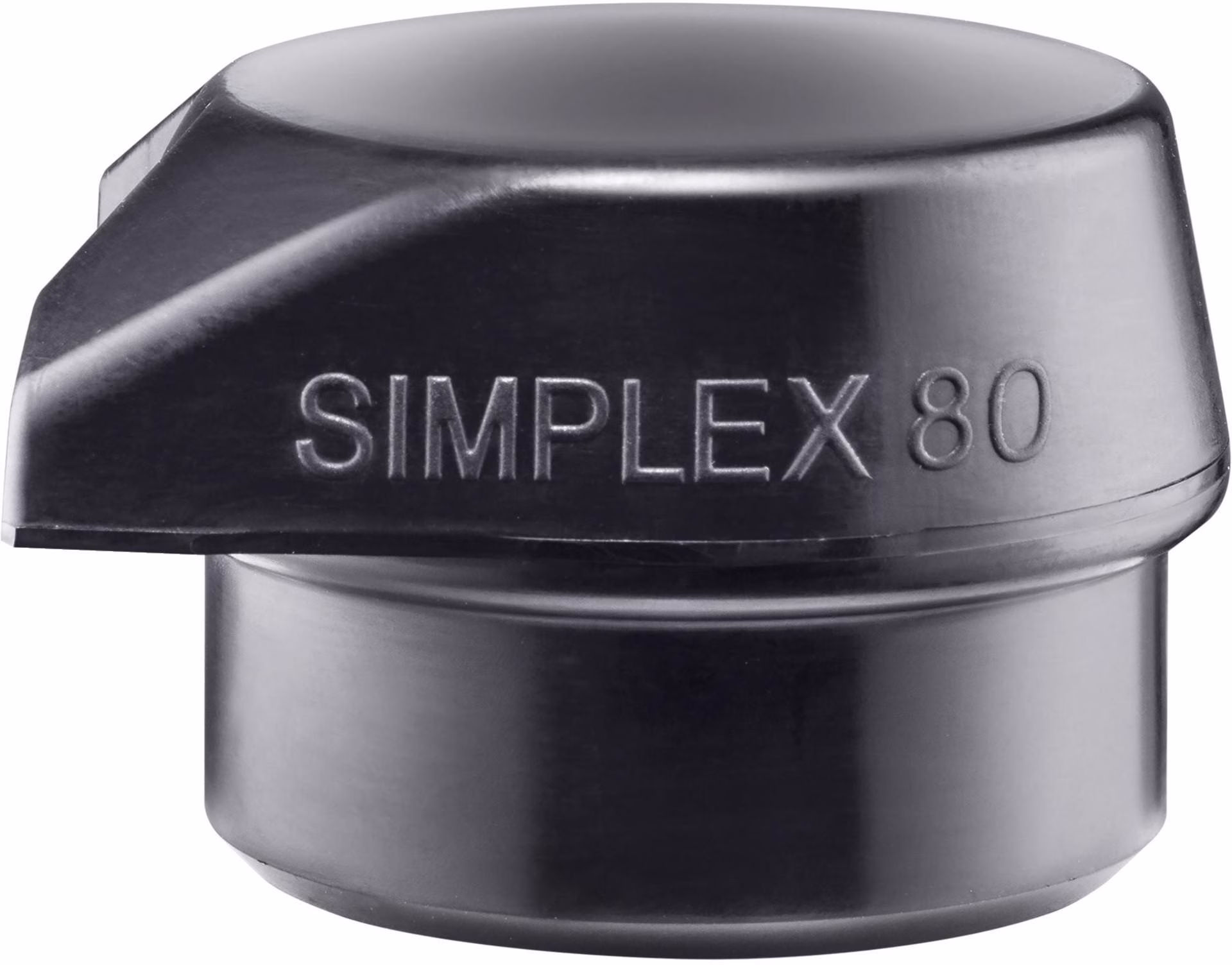 Schonhammerkopf Kopf-D.80mm Gum.schwarz mittelh