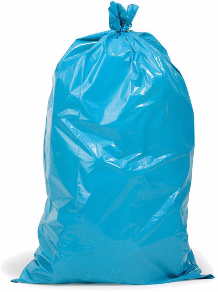 Müllsack Premium Inhalt 120l Maße 700x1100mm Stärke 45µ PE blau