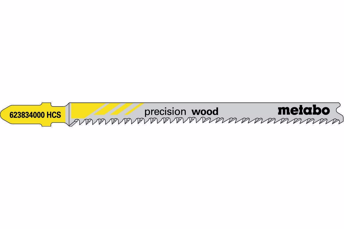 Stichsägeblätter clean wood Nutz-L.91mm Zahnteilung2,2/12 TPI HCS HCS 5St./Karte