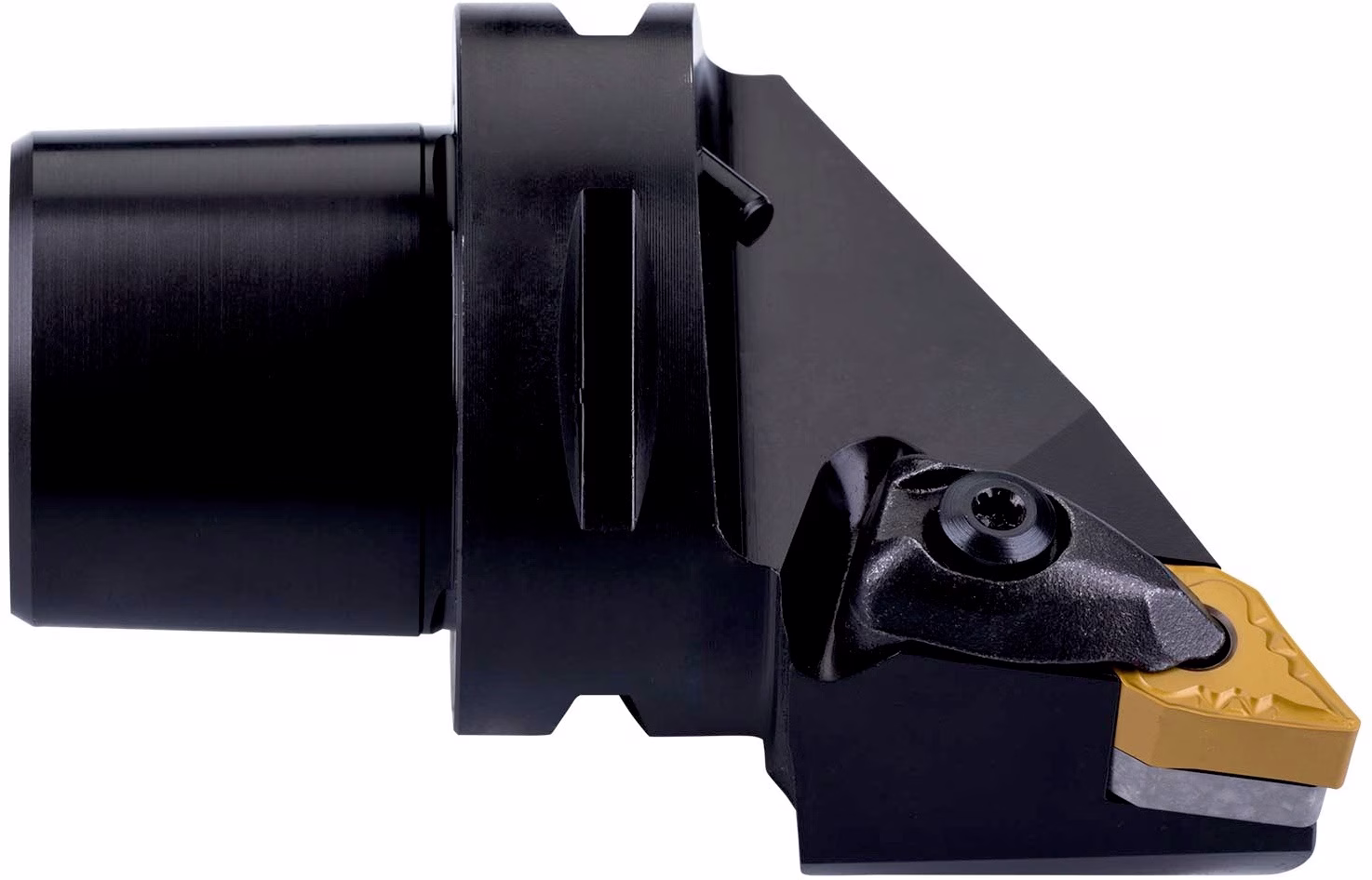 Klemmhalter ISO C4-DDJNL-27055-15 D.40mm m. Polygonkupplung Linkslauf