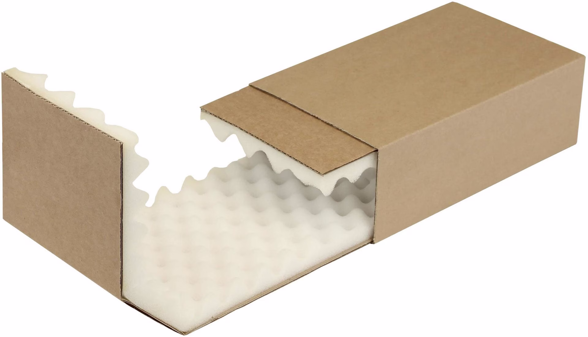 Noppenschaumverpackung Maße Schaumhöhe braun