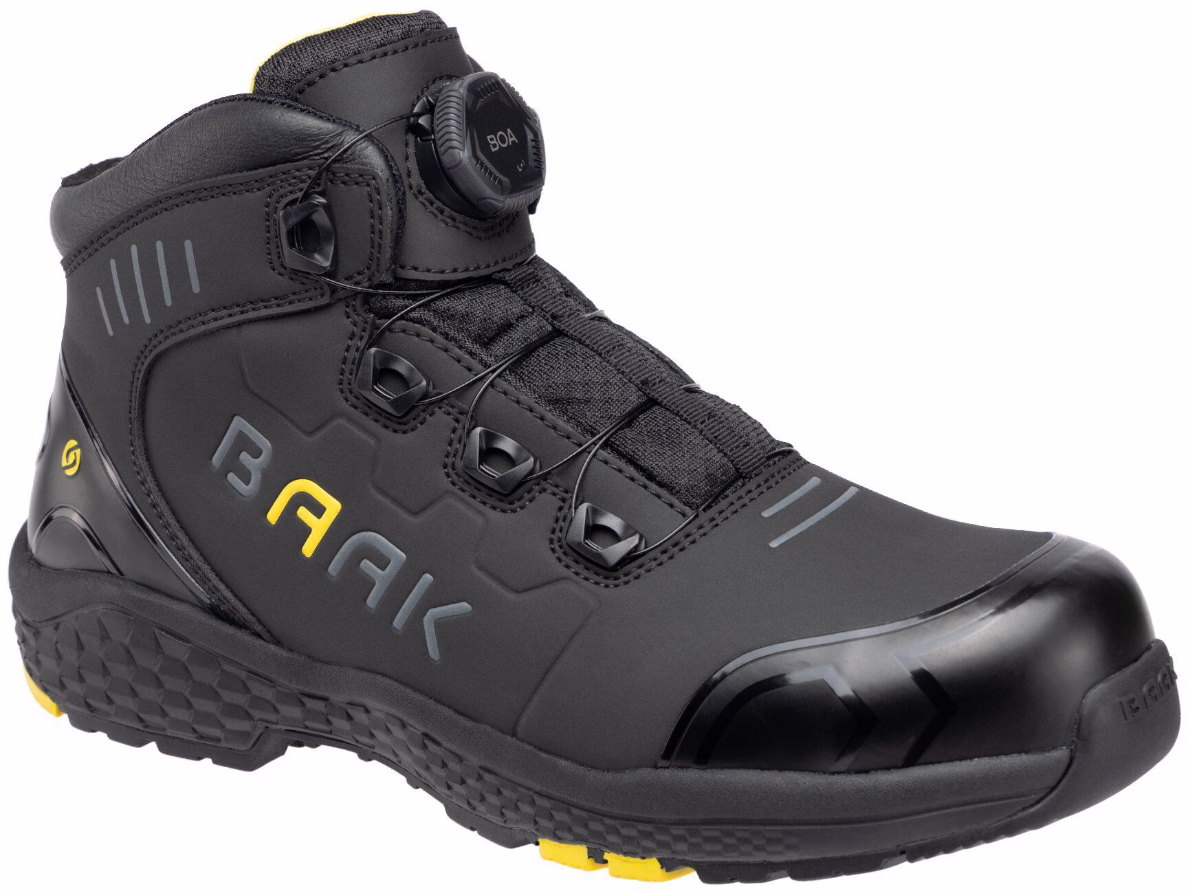 Sicherheitsstiefel Alexander Gr.38 W.11 schwarz/gelb S3S FO HRO LG SC SR ESD