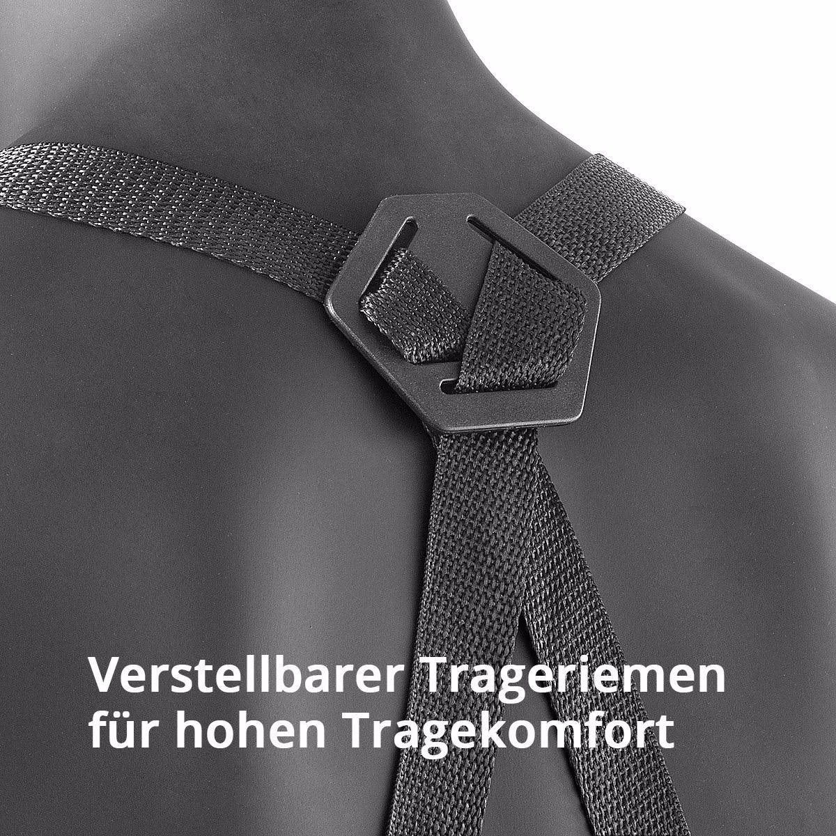 Schweißerschürze Spaltleder Schwarz