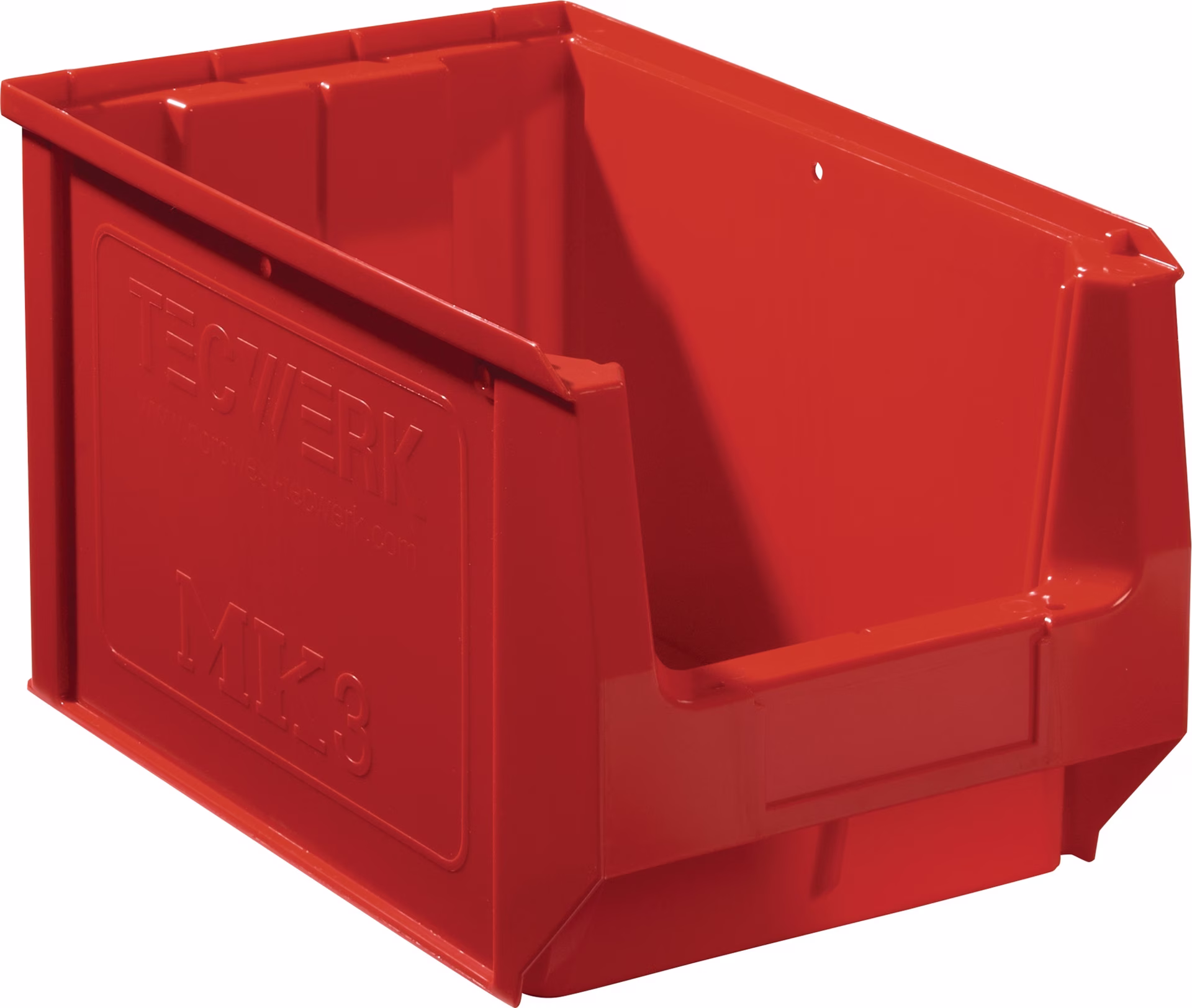 Sichtlagerkasten L350/300xB210xH200mm PE rot