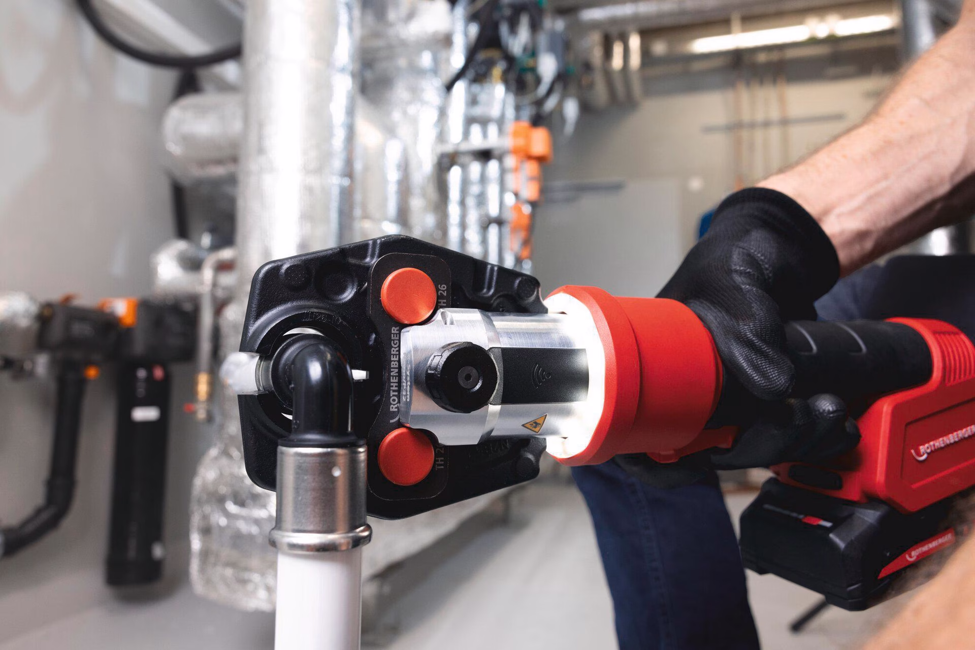 Hybrid-Pressmaschine ROMAX NANO iJaw u.32 kN 0-108mm Grundgerät,Akku,Ladegerät
