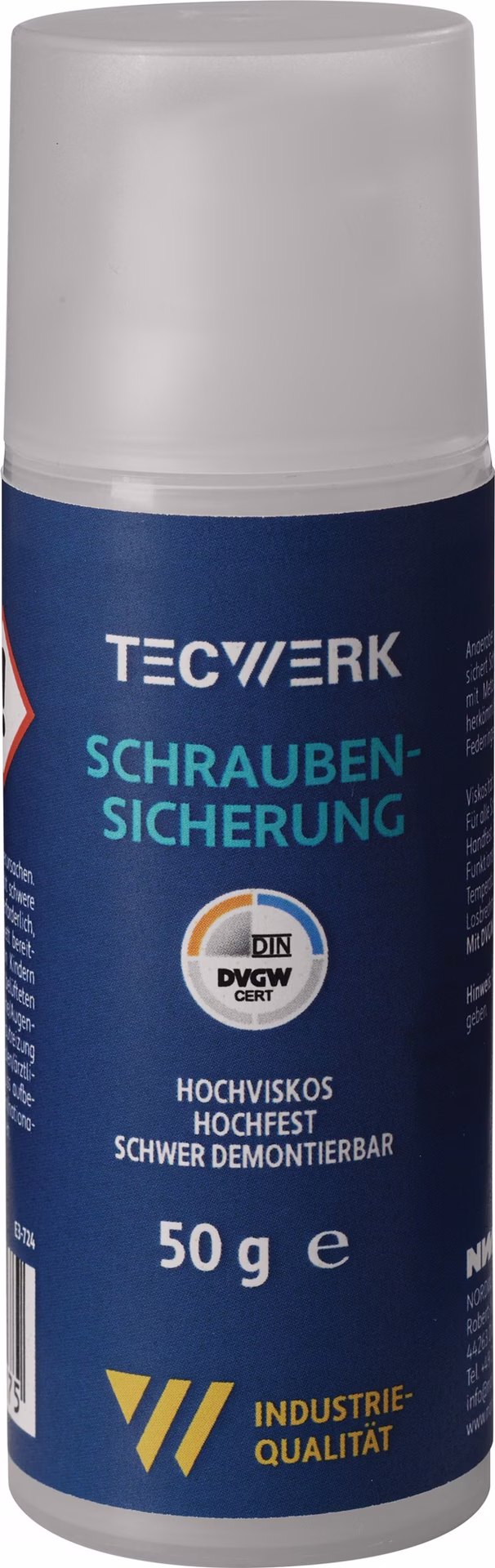 Schraubensicherung 50 g hochfest hochviskos rot DVGW TECWERK