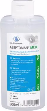 Handdesinfektion ASEPTOMAN® MED flüssig nicht alkoholfrei antibakteriell bakterizid levurozid tuberkulozid virusinaktivierend 8,1 ASEPTOMAN
