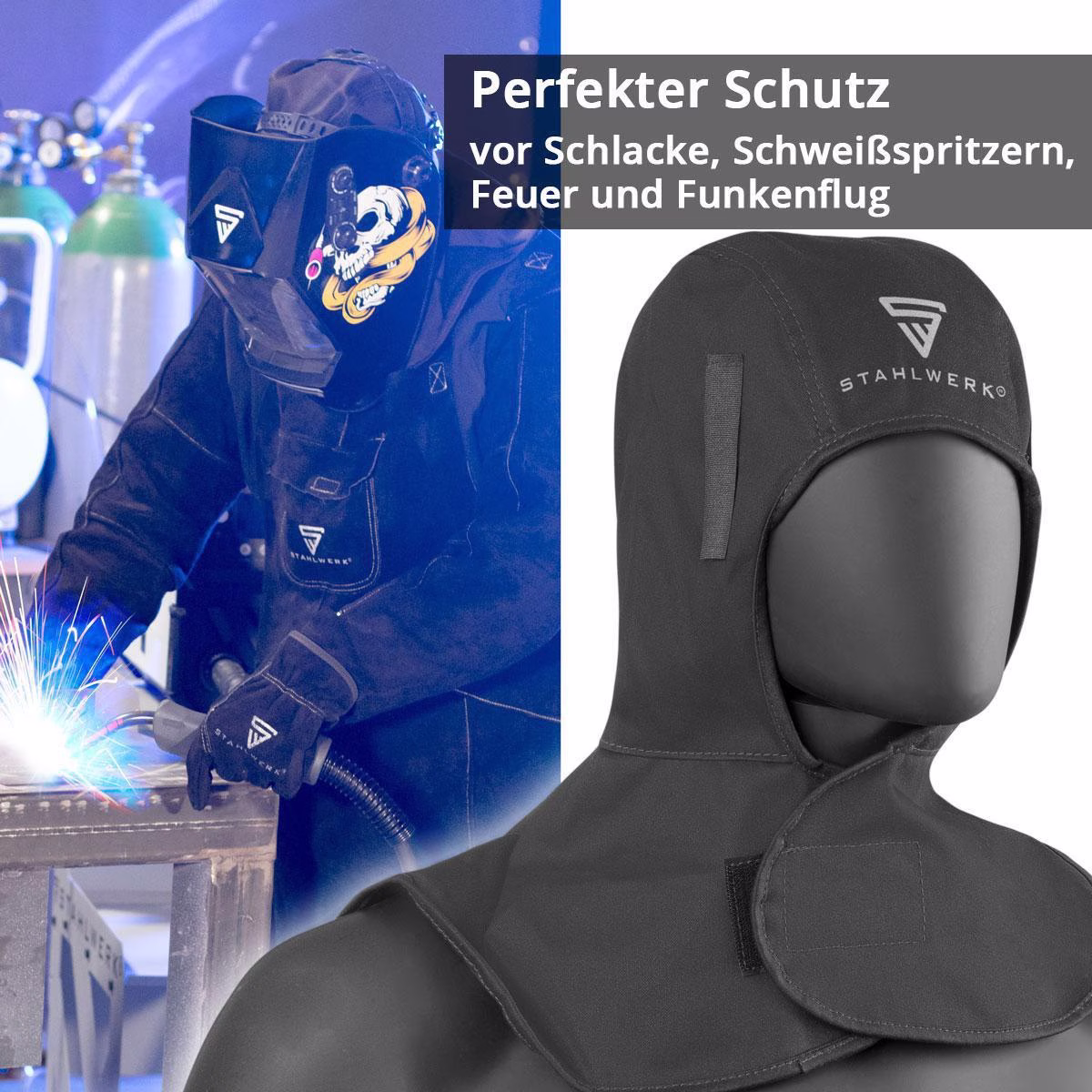 Hitzeschutzhaube Universalgröße Schwarz