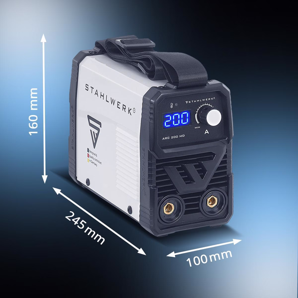Elektrodenschweißgerät ARC 200 MD m.Zub.20-200 A